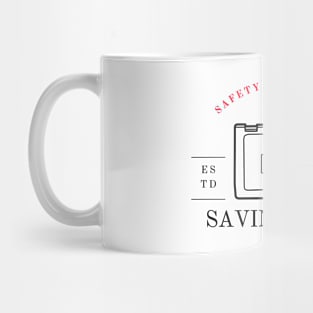 'Saving Lives' First Aider Humanitarian Design Mug